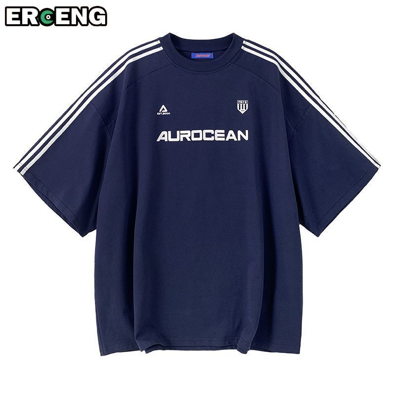 Áo Thun Tay Ngắn Dáng Rộng Phong Cách Hong Kong Thời Trang Mùa Hè Cho Nam