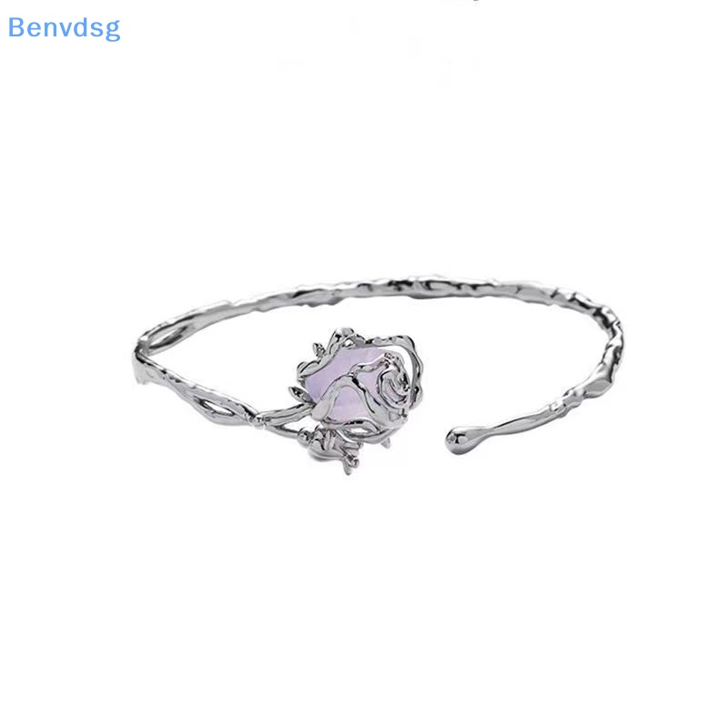 Benvdsg > Vòng Tay Hoa Hồng Bằng Hợp Kim Kiểu Gothic Thời Trang Có Thể Điều Chỉnh Cho Nữ