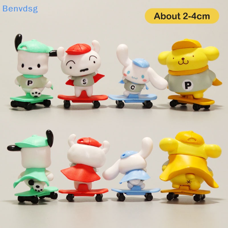 Benvdsg > Sanrio Cinnamoroll Pochacco Đồ Chơi Búp Bê Để Bàn Trang Trí Bánh Kem