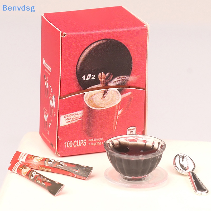 1 Bộ Tách Cà Phê Đồ Chơi Búp Bê Cỡ 1 / 12