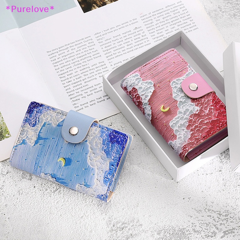 Ví Đựng Thẻ / Hộ Chiếu / Danh Thiếp Thời Trang Dành Cho Nam Và Nữ Mới