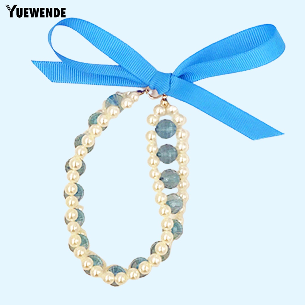 Yq.e Vòng Cổ Acrylic Ngọc Trai Giả Tinh Tế Trang Trí Vòng Cổ Cho Thú Cưng Hàng Ngày