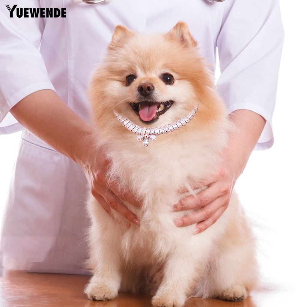 Vòng cổ Siêu Nhẹ Đính Đá Cho Thú Cưng