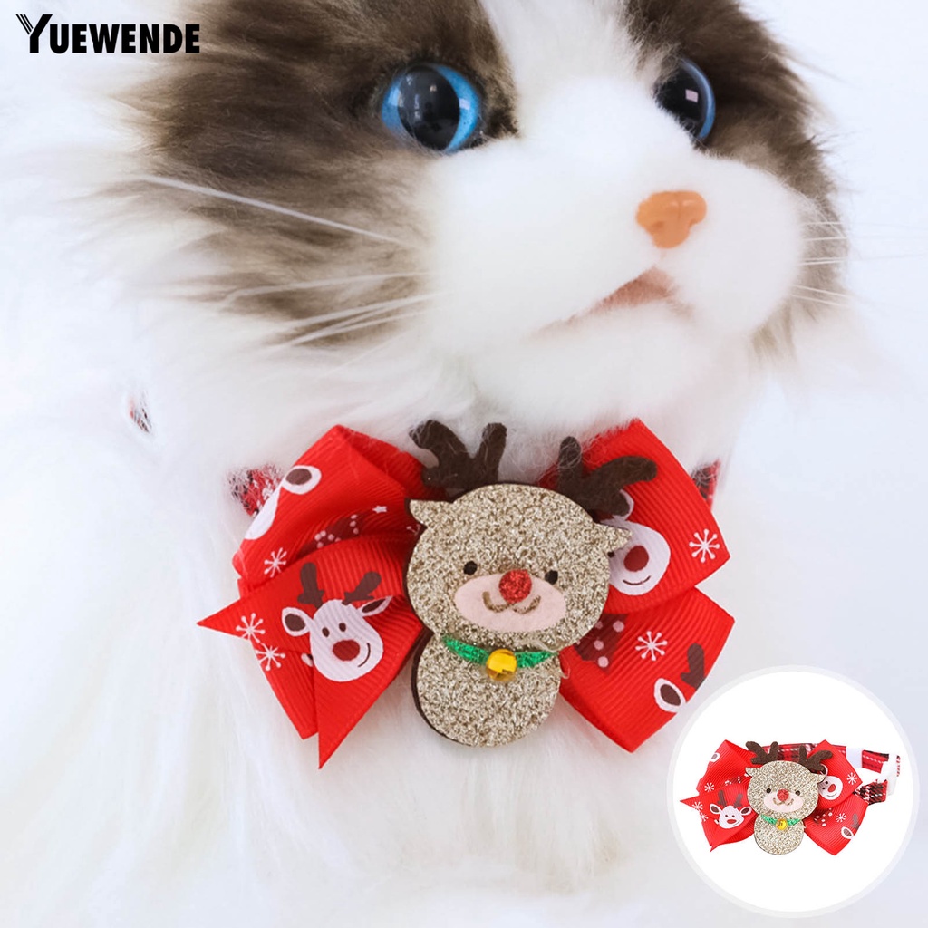 Yq.e Vòng Cổ Trang Trí Giáng Sinh Có Thể Điều Chỉnh Cho Mèo Cưng