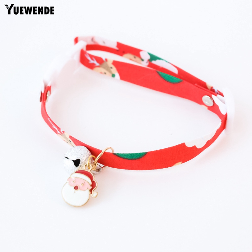 Vòng Đeo Cổ Bằng Polyester Chống Nước Chống Mài Mòn Chủ Đề Giáng Sinh Dành Cho Thú Cưng YQ.E