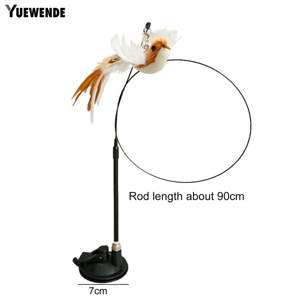 Gậy Trêu Mèo YQ.E Đế Hút Lông Vũ Linh Hoạt Có Thể Uốn Cong Giúp Giảm Căng Thẳng