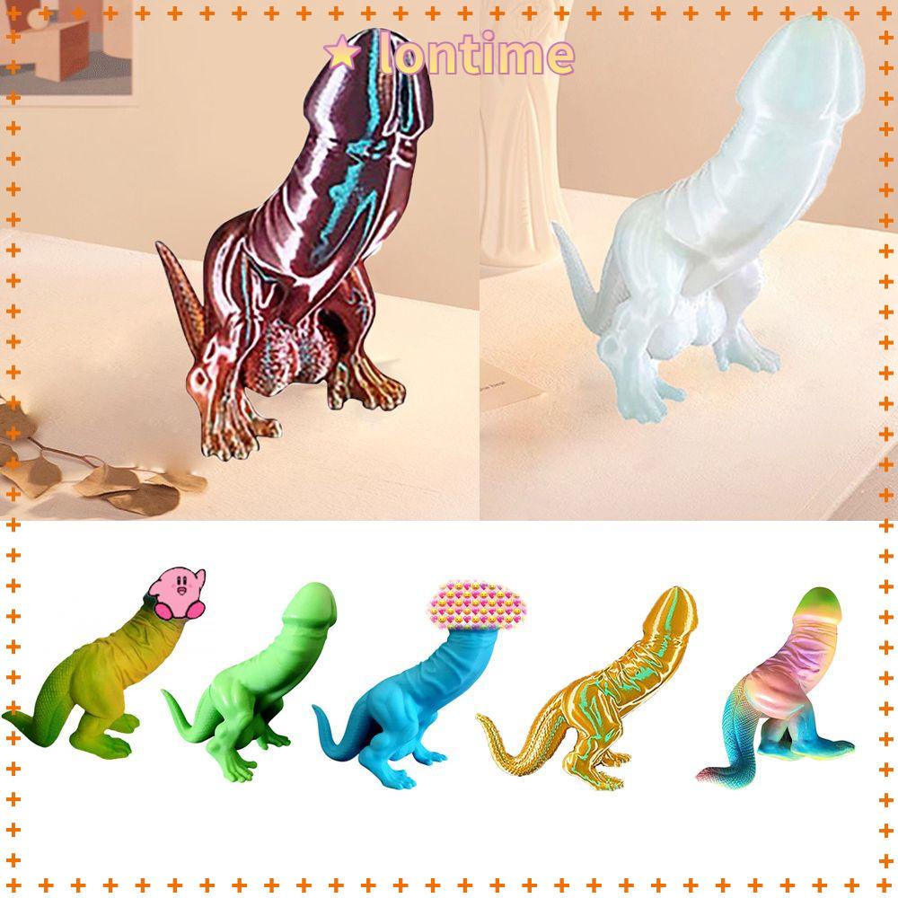 Tượng Tắc Kè Hoa Bằng Nhựa Resin Thủ Công Trang Trí Nội Thất