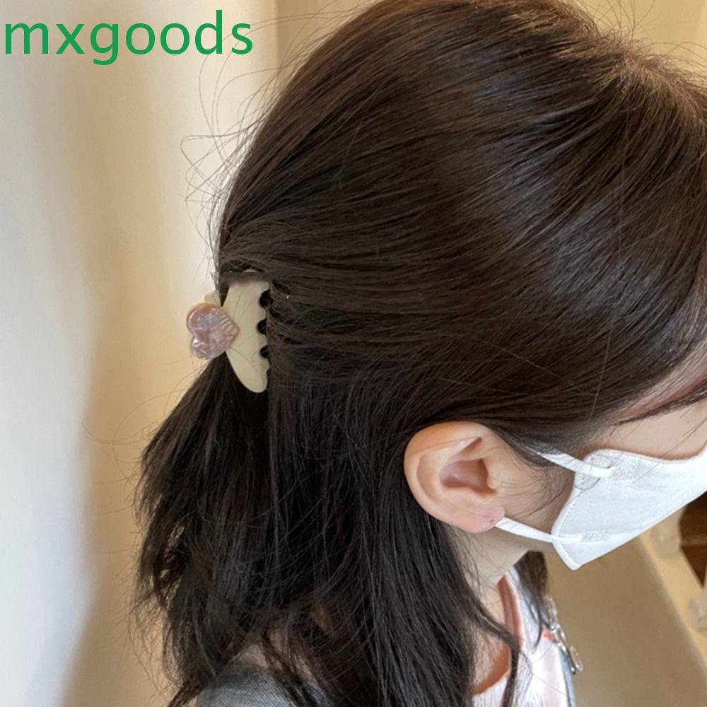 Kẹp Tóc Đuôi Ngựa Hình Trái Tim Phong Cách Retro Thanh Lịch Dành Cho Nữ