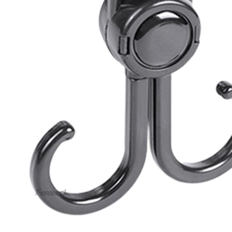 [Fenteer1] 2 Móc Treo Túi Xách Có Thể Xoay Được Dùng Cho Xe Đạp Trong Ký T