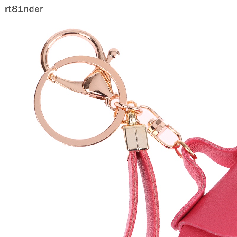 Rt Ví Da Mềm Mini Đựng Tai Nghe / Tiền Xu / Móc Khóa Kiểu Dáng Dễ Thương