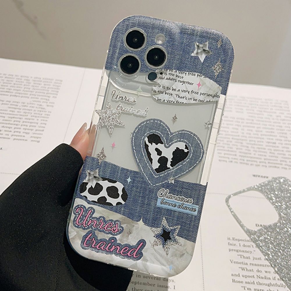 Ốp Điện Thoại TPU Mềm Chống Sốc Bảo Vệ Toàn Diện Phối Kim Tuyến Thời Trang Cho IPhone 11 14 13 12 Pro Max