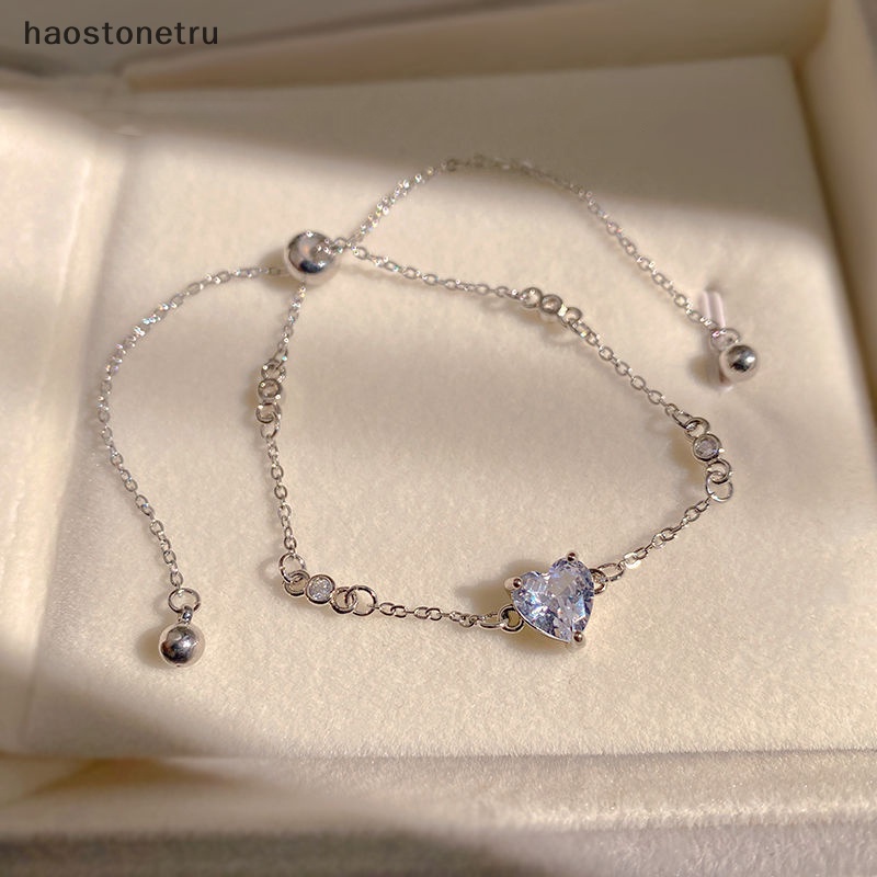Vòng Tay Đính Đá Zircon Lấp Lánh Tùy Chỉnh Thời Trang Sang Trọng Cho Nữ
