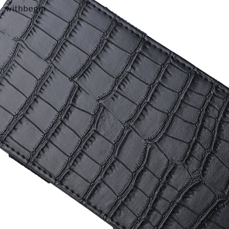 Ví Da PU Họa Tiết Da Cá Sấu Có Ngăn Đựng Thẻ Tiện Dụng
