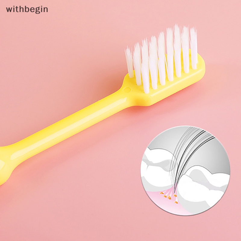 Bộ 10 Bàn Chải Đánh Răng Lông Mềm Màu Kẹo Ngọt Dành Cho Người Lớn