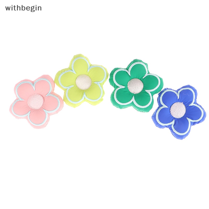 Móc Khóa Bông Cotton Dệt Kim Hình Hoa Dễ Thương Dùng Làm Quà Tặng Cho Cặp Đôi DIY