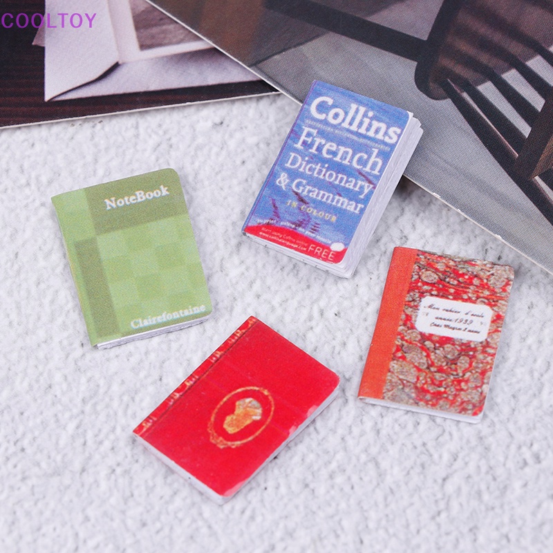 Cooltoy Set 4 Sổ Tay mini Trang Trí Nhà Búp Bê