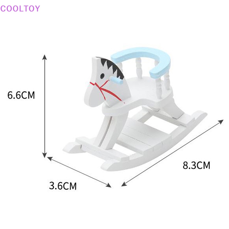 Mô Hình Ghế Ngựa Bập Bênh Tỉ Lệ 1: 12 Trang Trí Nhà Búp Bê