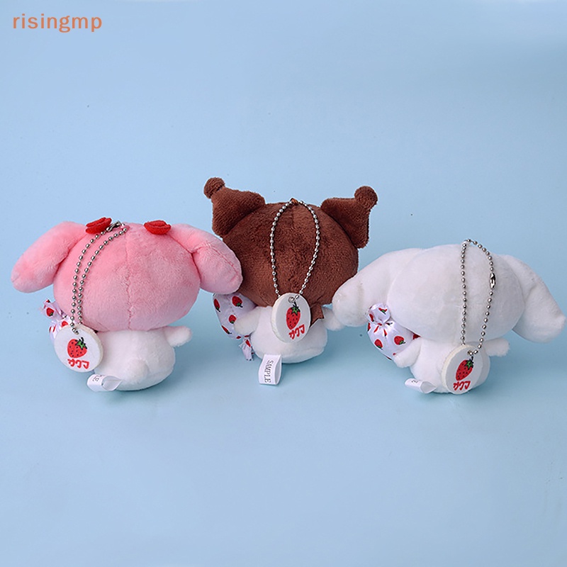 Móc Khóa Bông Xù Hình Sanrio Kuromi My Melody Cinnamoroll Dễ Thương