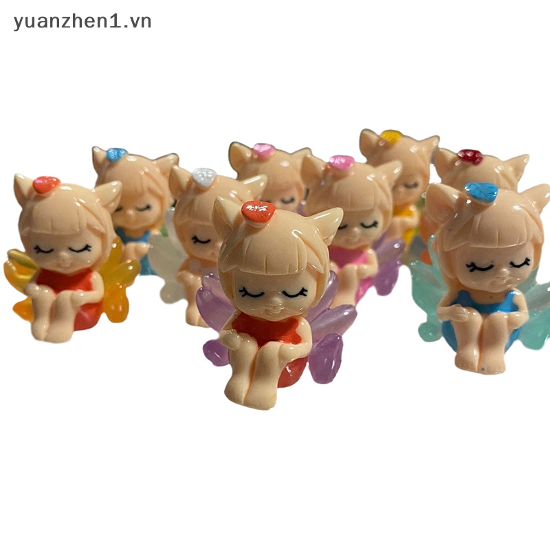 1 Đồ trang trí Cáo Chín Đuôi Phát Sáng Dùng Trang Trí Tiểu Cảnh