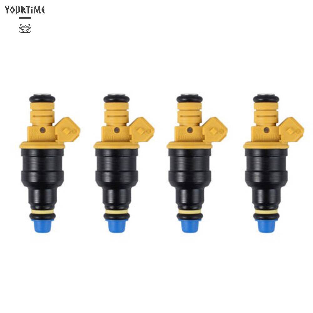 Set 4 / 4 Đầu Phun Nhiên Liệu 4 Lỗ Tiện Dụng Chất Lượng Cao 0280150909 Phụ Kiện Chuyên Dụng Cho Xe Hơi Ford 93-03 F-250 E-250 5.0L / 5.4L