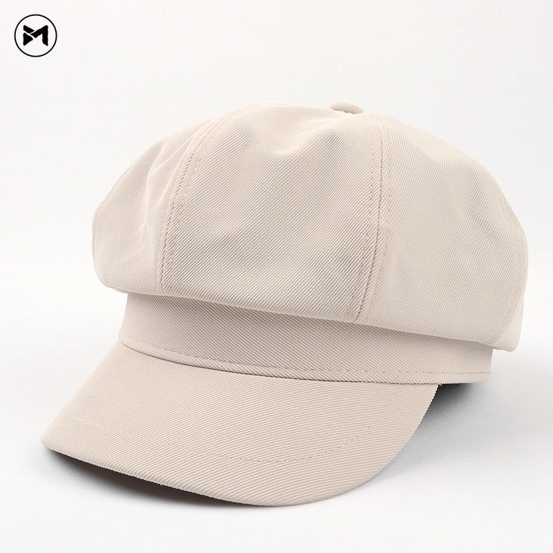 Mũ Beret Lưỡi Vịt Viền Cứng Phong Cách Anh Quốc Thời Trang Mới 2023