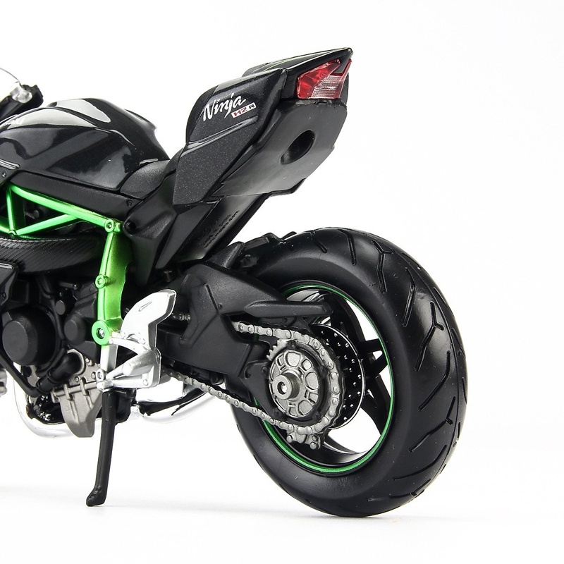 Đồ Chơi Xe Mô Tô Lắp Ráp Kawasaki Ninja H2TM R 1:12 - Maisto 39198/MT39051AL
