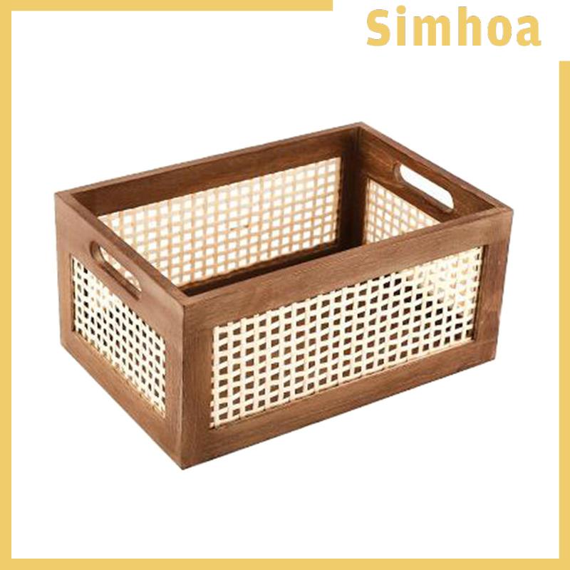 Hộp Đựng Đồ Dùng Bằng Gỗ Tiện Dụng Cho Nhà Bếp / Phòng Ngủ
