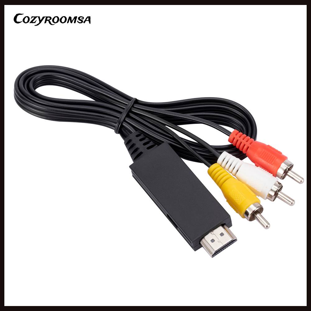 Cáp Chuyển Đổi HDMI Sang RCA AV Dài 1m Cho Hệ Thống Nhà Ở
