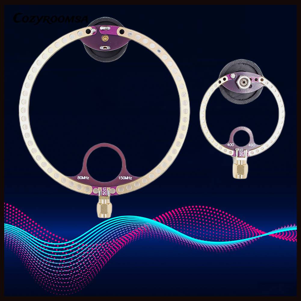 2 Ăng Ten Tròn UV UHF + VHF FM Cho HFDY Malahiteam DSP DSP2