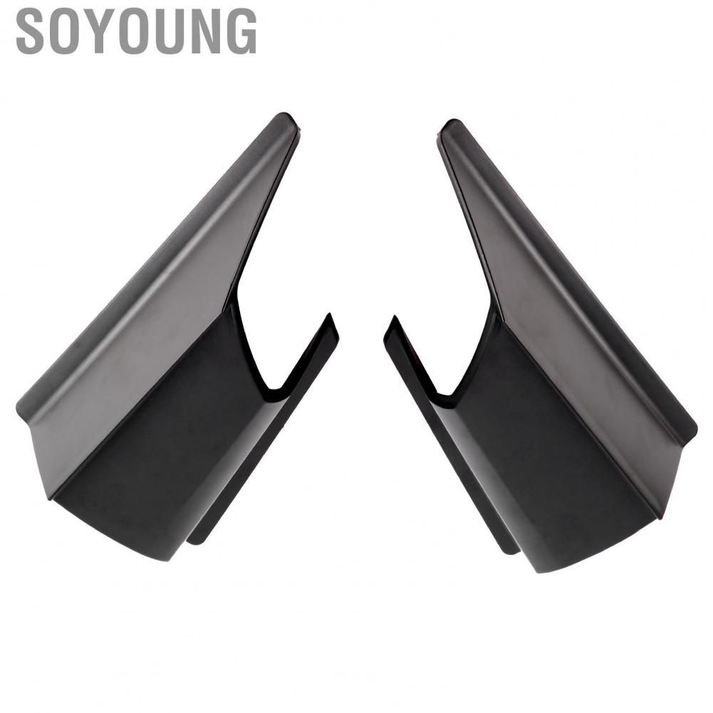 Soyoung Pair Matte Black GP Winglets Aerodynamic Wing Fairing Side Spoiler Fit for Honda ADV 150 2019‑2021