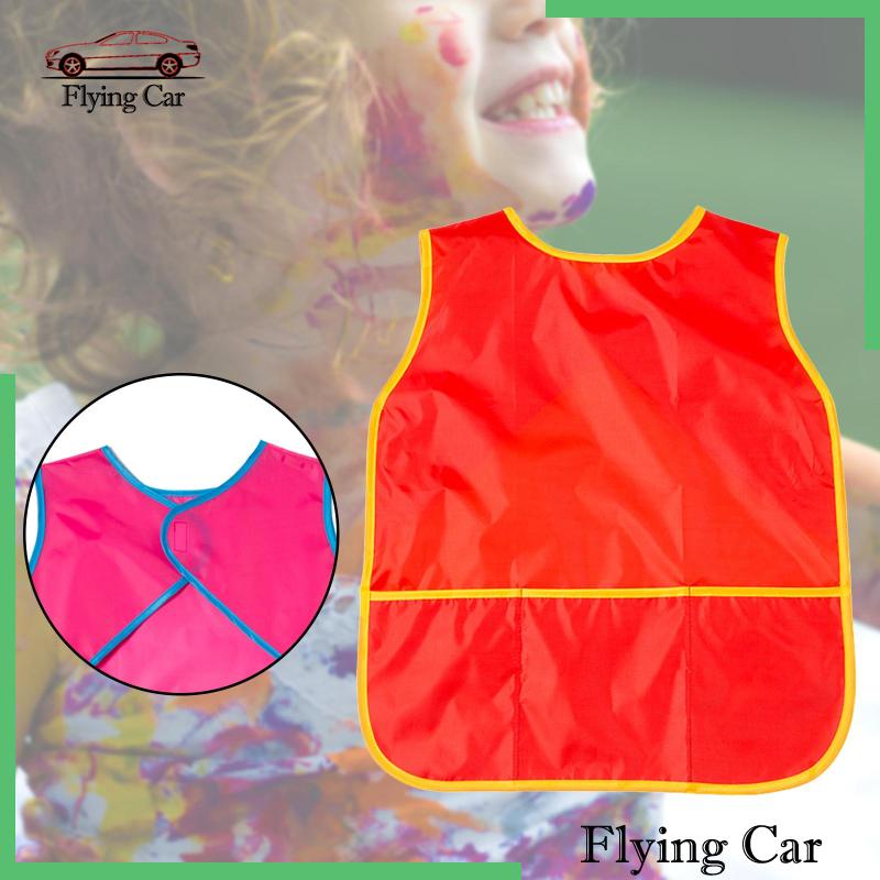 [Lzdjfmy2] Tạp Dề Vẽ Tranh Không Tay Có Túi Cho Họa Sĩ