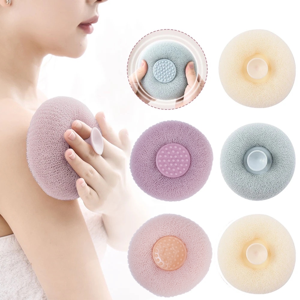 Bông Tắm Mềm Mại Tạo Bọt Mát Xa Tẩy Tế Bào Chết Cho Da