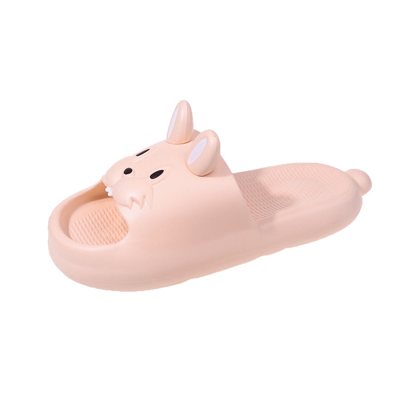 Dép Đi Trong Nhà Bằng eva Đế Mềm Họa Tiết Thỏ Hoạt Hình Thời Trang Mùa Hè 2023 Dành Cho Bé Trai Gái