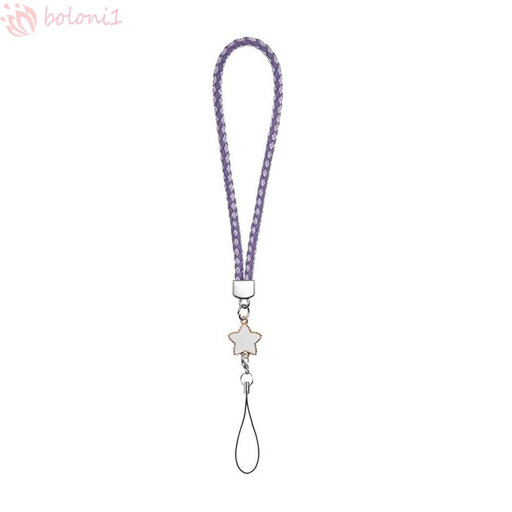 [COD] Dây Đeo Cổ Tay Giữ Điện Thoại / Chìa Khóa / Thẻ ID Trang Trí Ngôi Sao Trang Trí Bền Bỉ