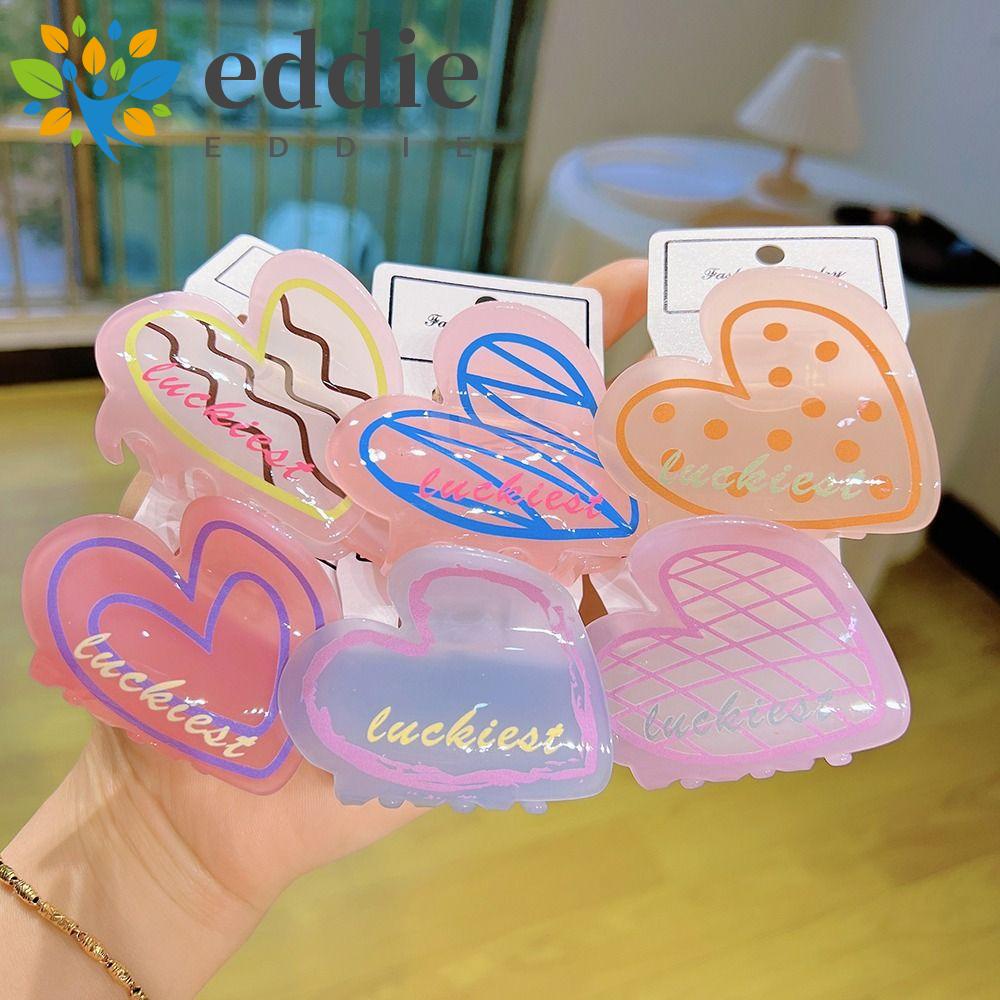 Kẹp Tóc Hình Trái Tim 26Eddie Axit Acetic Ngọt Ngào Dễ Thương Phong Cách Hàn Quốc Cho Nữ