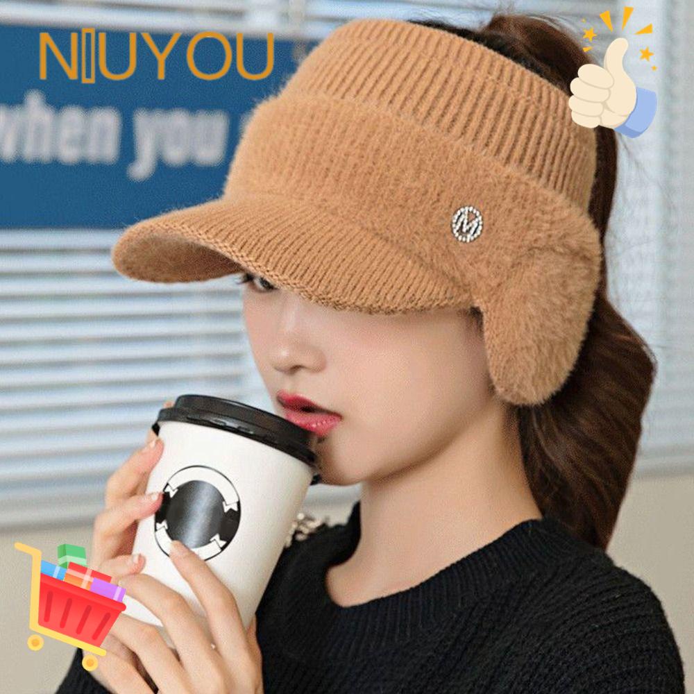 Mũ Dệt Kim Dày Dặn Chống Lạnh Thời Trang Cho Nữ