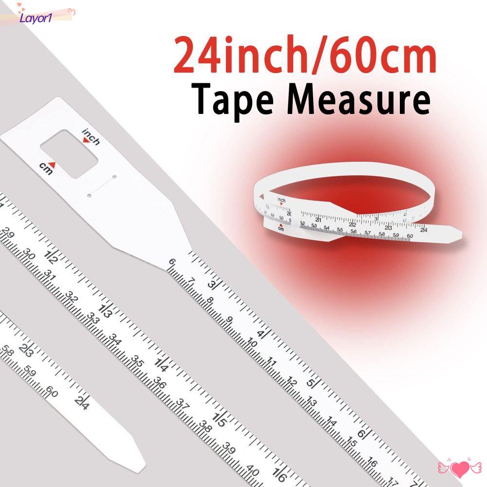 1 Cuộn Băng Keo Đo Đầu Em Bé Bằng Nhựa Không Co Giãn Tái Sử Dụng Được