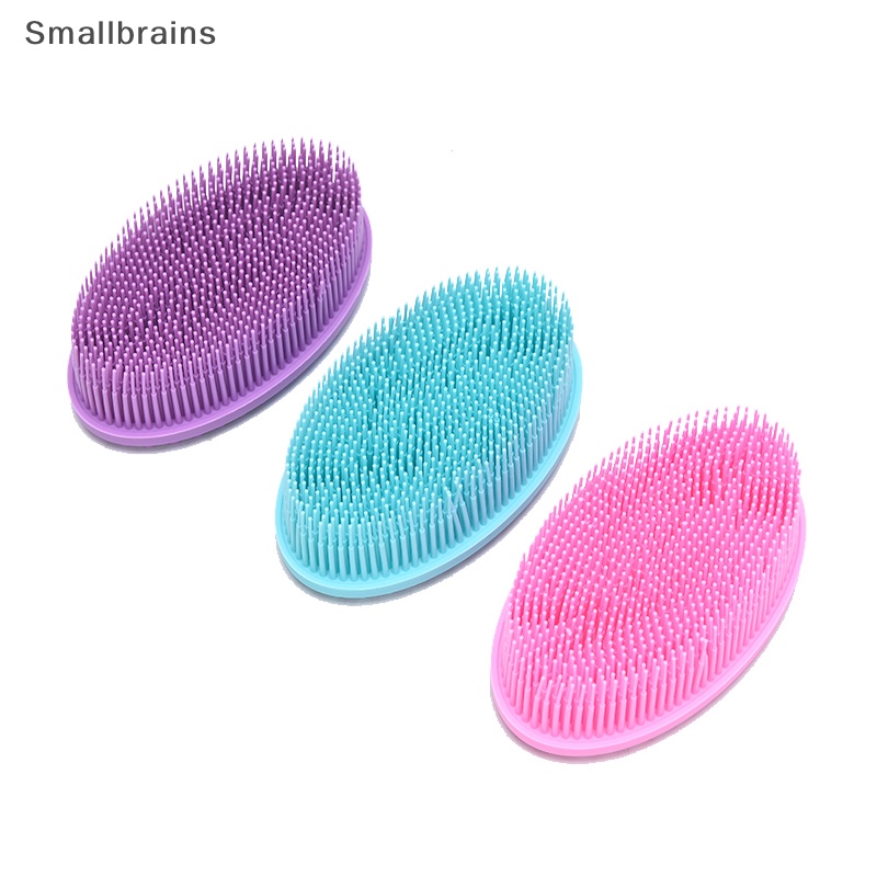 Bàn Chải Tắm Silicone Mềm Tẩy Tế Bào Chết Cho Da