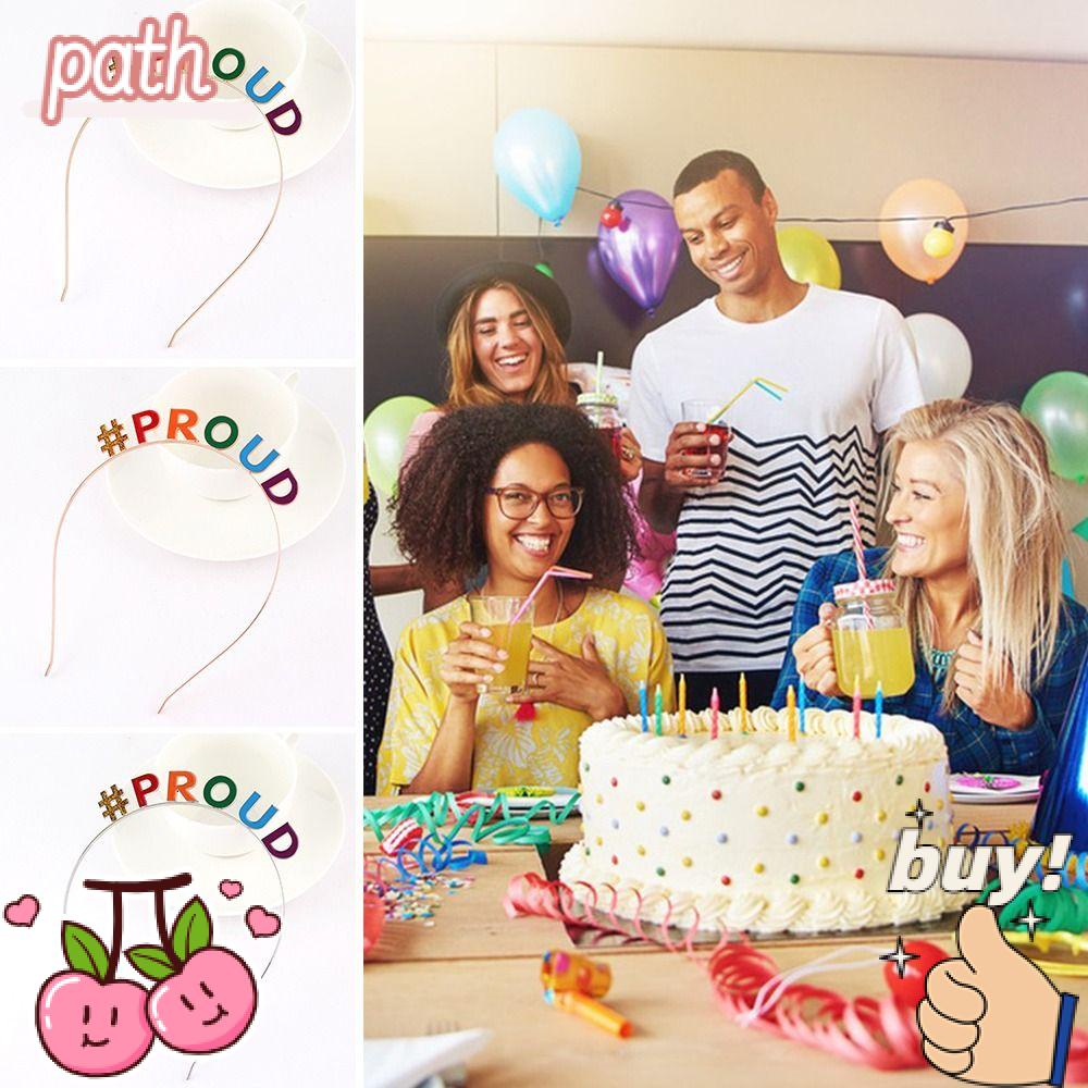 Băng Đô Cài Tóc Tráng Men Họa Tiết Chữ Cái Sáng Tạo Thích Hợp Làm Quà Sinh Nhật