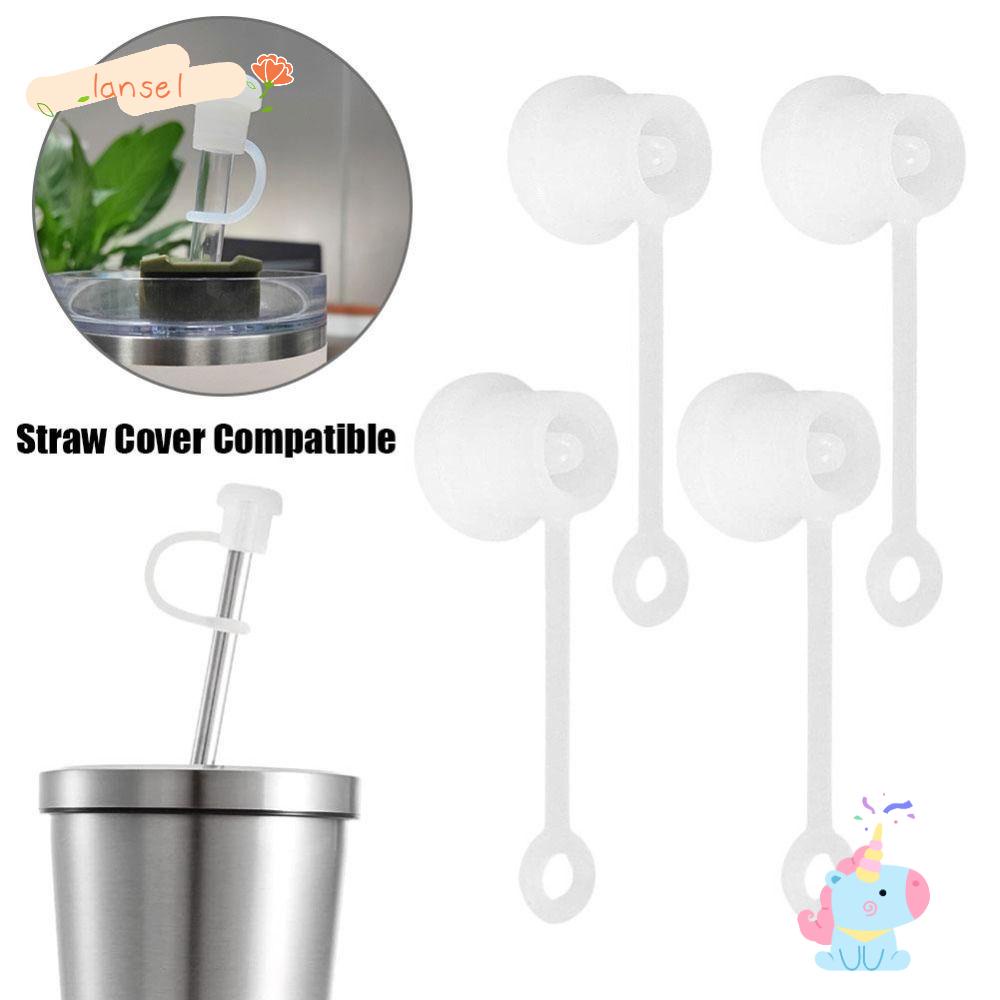 Nắp Đậy Ống Hút Bằng Silicone 6-10mm Tái Sử Dụng Được Chống Bụi &amp; Tràn &amp; Tràn Bằng Silicone