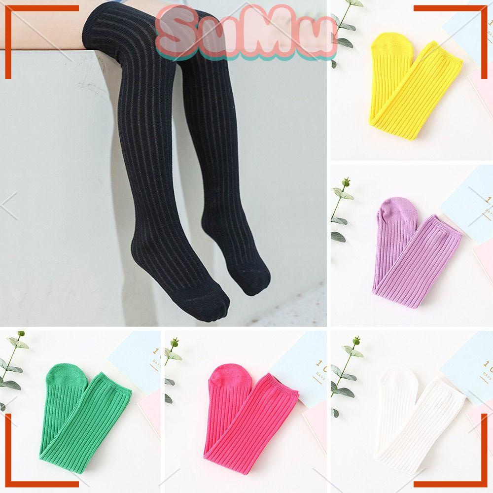 Vớ Cotton Giữ Ấm Đầu Gối Dễ Thương Cho Bé 3-12 Tuổi