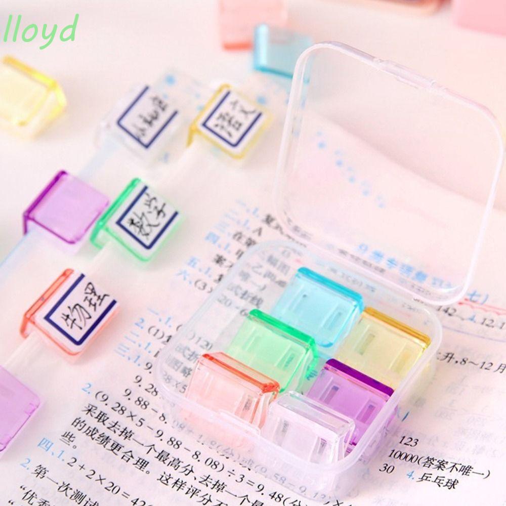 Bộ 10 Kẹp Giấy Màu Sắc Ngọt Ngào Dùng Trong Văn Phòng