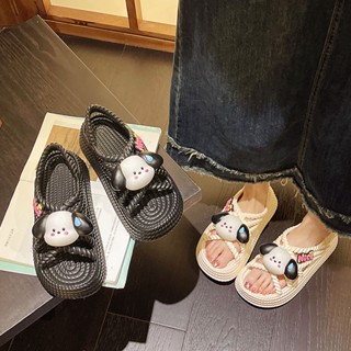 FEIJIANU dép sandal nữ giày dép đế cao 062016