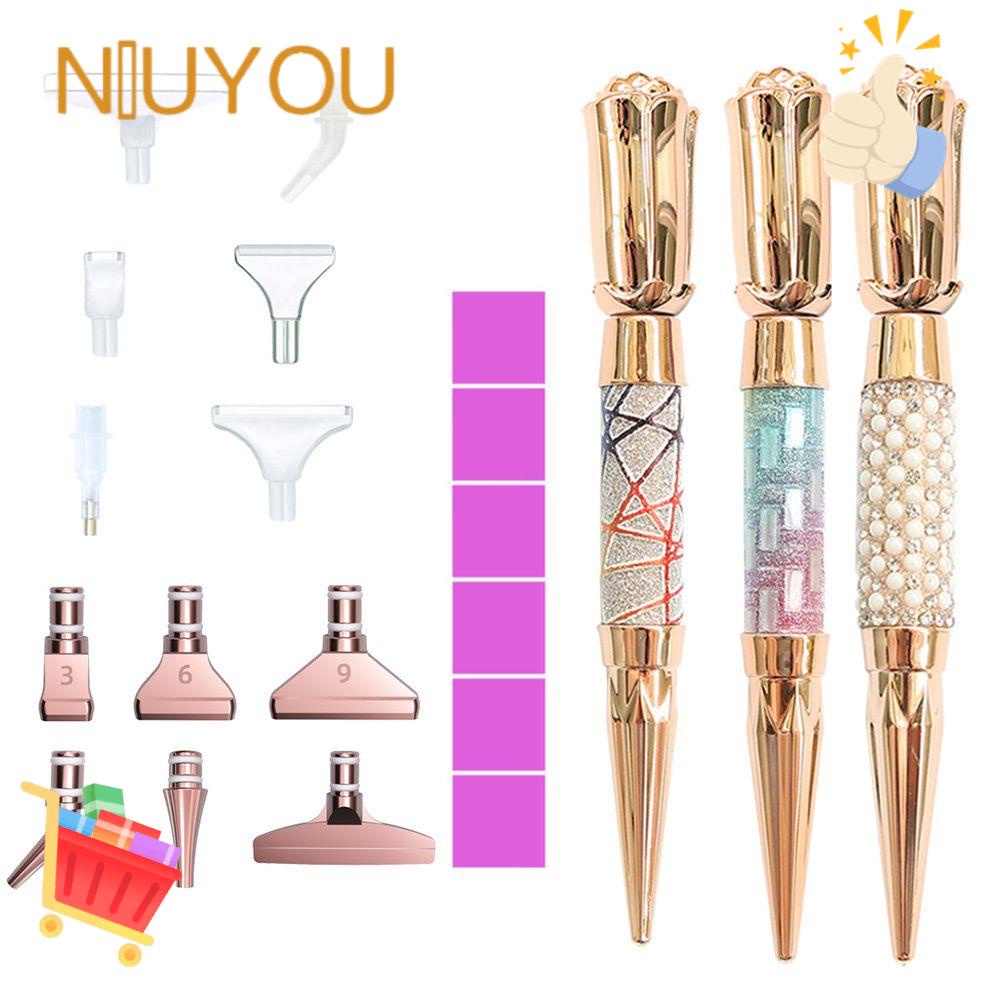 Phụ Kiện Bút Thêu Họa Tiết Lấp Lánh 5D