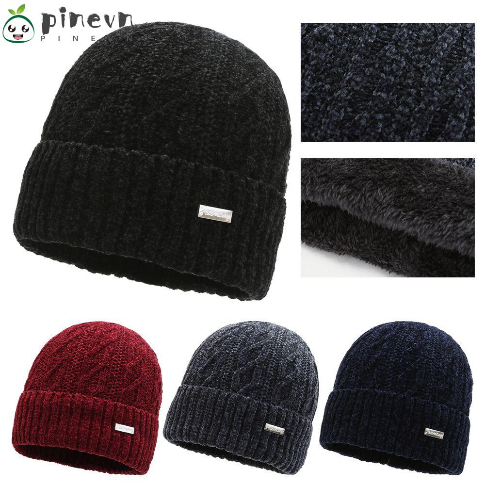 Mũ Len Trùm Đầu Họa Tiết Sọc Ngang Dễ Thương Cho Nữ