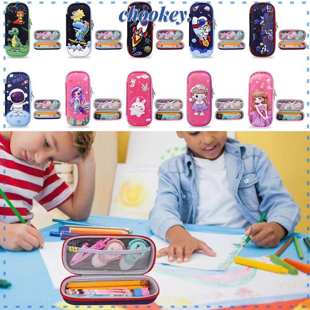 CHOOKEY Túi Đựng Bút EVA Sức Chứa Lớn Dành Cho Học Sinh