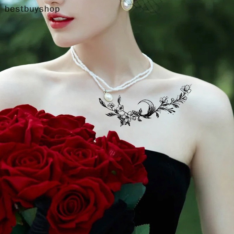 Hình Xăm Dán Tạm Thời Hình Rồng / Hoa / Rắn Chống Thấm Nước Mới