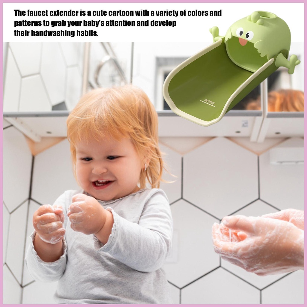 Đầu Nối Dài Vòi Nước Bằng Silicone Hình Động Vật Thay Đổi Màu Sắc Chống Văng