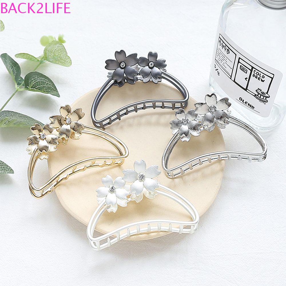 Kẹp Tóc Kim Loại Hình Hoa Thời Trang Cho Nữ 2life