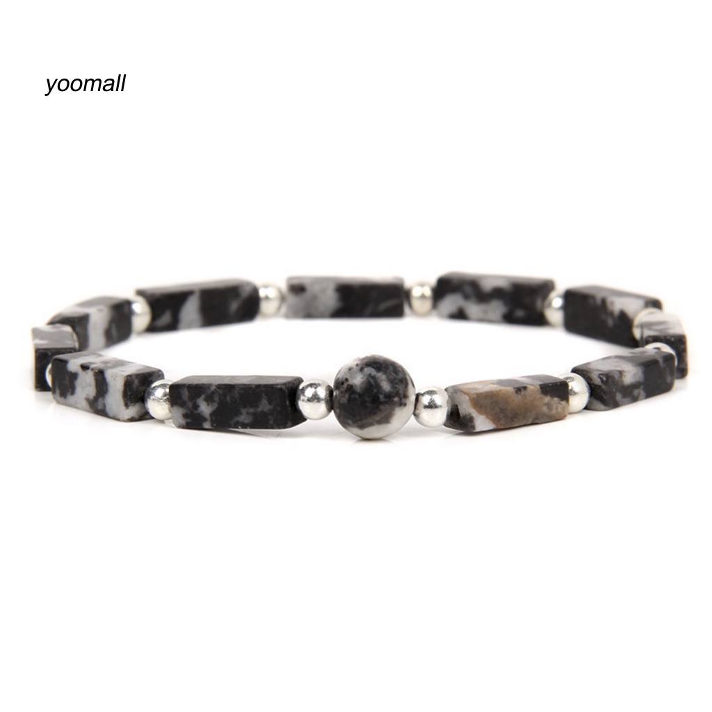 Vòng Tay Chuỗi Hạt Đá Tự Nhiên Không Gây Kích Ứng Siêu Nhẹ Thời Trang Cho Cặp Đôi